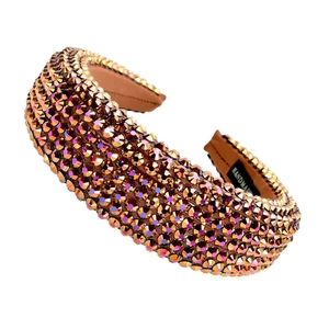 Brown AB Rhinestone Headband